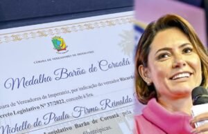 Michelle Bolsonaro receberá Medalha em Imperatriz