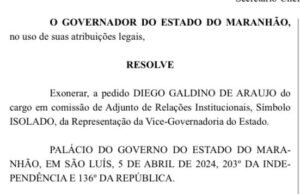 Diego Galdinho é exonerado do Governo