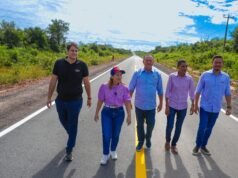 Orleans Brandão acompanha inaugurações e assina autorização para conclusão de obras na MA-225