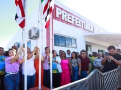 Em Urbano Santos, Iracema Vale comemora entrega de trecho da estrada que liga a cidade a Barreirinhas