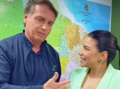 Mariana comemora apoio de Bolsonaro a sua pré-candidatura em Imperatriz