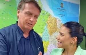 Mariana comemora apoio de Bolsonaro a sua pré-candidatura em Imperatriz
