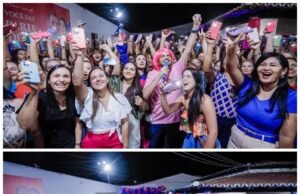 Mais de 3 mil mulheres participam de evento em apoio à Fernando Pessoa