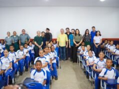 Governo inaugura nova unidade do Colégio Militar em Pinheiro e anuncia 10 km de pavimentação