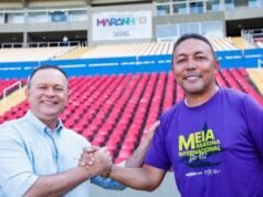 Brandão realiza vistoria em obras no estádio Castelão