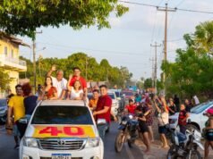 Iracema Vale reforça apoio à candidatura de Saulo Machado em Anajatuba durante ato político