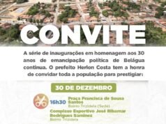 Herlon Costa encerra mandato com entrega de novas obras em Belágua