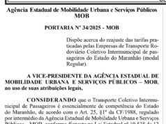 Revogada portaria que reajustava tarifa do transporte rodoviário intermunicipal no Maranhão