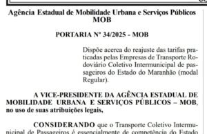 Revogada portaria que reajustava tarifa do transporte rodoviário intermunicipal no Maranhão
