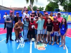 Governo entrega três quadras poliesportivas em Arari