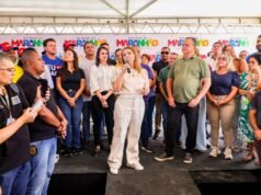 Iracema Vale ressalta caráter municipalista do Governo do Estado durante inaugurações em Paço do Lumiar