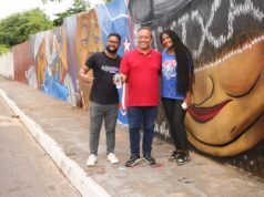 Fred Campos inova e Paço do Lumiar ganha novos muros cheios de vida e cultura.