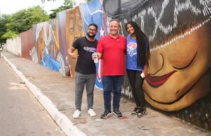 Fred Campos inova e Paço do Lumiar ganha novos muros cheios de vida e cultura.