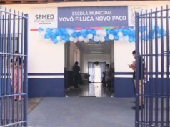 Fred Campos entrega nova escola no Novo Paço e aparelhos de ar-condicionado no Iguaíba