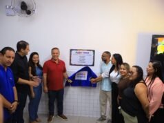 Prefeito Fred Campos inaugura escola em tempo integral