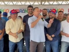 Em Cajapió, Brandão elogia ex-prefeito que elegeu sobrinho para sucedê-lo