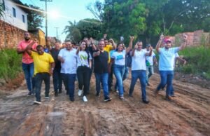 Fred Campos inicia novas frentes de pavimentação em Paço do Lumiar
