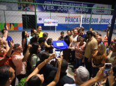 Prefeito Fred Campos entrega a Praça Vereador Jorge Marú