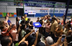 Prefeito Fred Campos entrega a Praça Vereador Jorge Marú