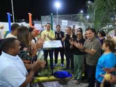 Prefeito Fred Campos entrega mais uma nova praça em Paço do Lumiar