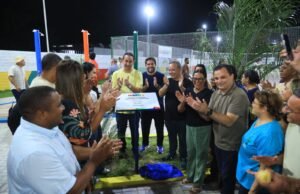 Prefeito Fred Campos entrega mais uma nova praça em Paço do Lumiar