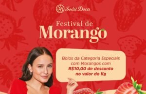 Sodiê Doces celebra a temporada do morango com promoção especial