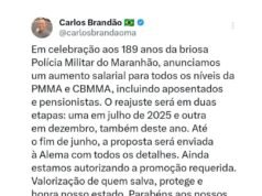 Governo confirma reajuste e promoções para Policiais Militares e Corpo de Bombeiros