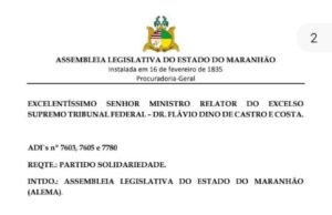 Assembleia reage e pede ao STF o fim do travamento político no TCE do Maranhão