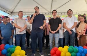 Orleans e Juscelino juntos em agenda na cidade de São Mateus