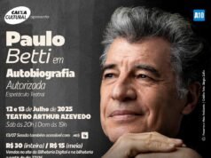 São Luís recebe espetáculo com Paulo Betti neste fim de semana