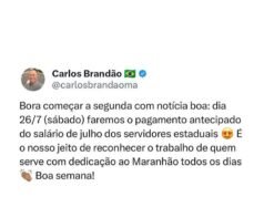 Pagamento dos servidores do Estado é antecipado