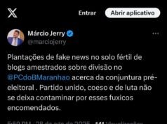 Jerry acusa o golpe sobre reunião comunista pró-Braide