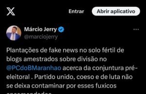 Jerry acusa o golpe sobre reunião comunista pró-Braide