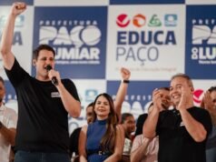 Fred Campos e Orleans Brandão entregam pacote de obras e investimentos em Paço do Lumiar