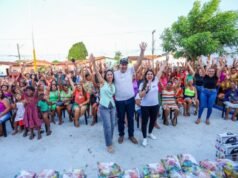 Pré-candidata a estadual, Bruna Pessoa é recebida com festa em Rosário