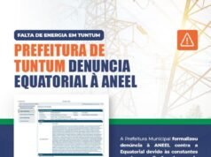 Prefeitura representa contra Equatorial por falta de energia em Tuntum