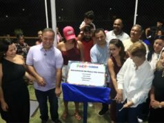 Fred Campos entrega Praça São Pedro e encanta quem passa pela Estrada da Maioba, em Paço do Lumiar