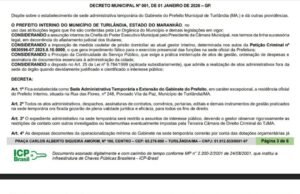 Preso, vereador que comanda Turilândia transferiu sede da Prefeitura para sua casa