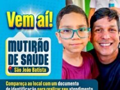 Mutirão de Saúde será realizado neste em São João Batista com diversos atendimentos