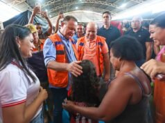 Brandão visita municípios afetados pelas fortes chuvas
