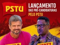 PSTU vai lançar Hertz Dias e Saulo Arcangeli para Presidência e Governo do Maranhão