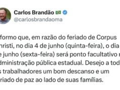 Servidores do Estado terão feriado prolongado no começo de junho