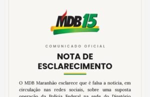 MDB desfaz fake news divulgado por dinistas